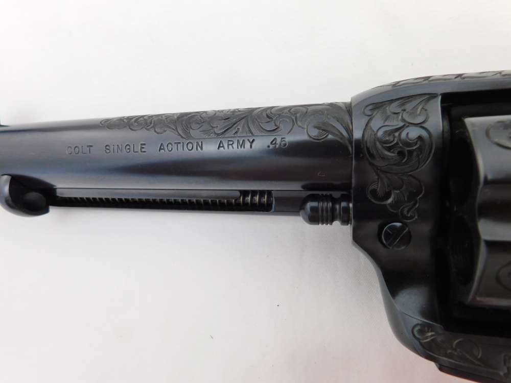 1992 Colt SAA 45LC Ken Burklow Engraved NIB-img-5