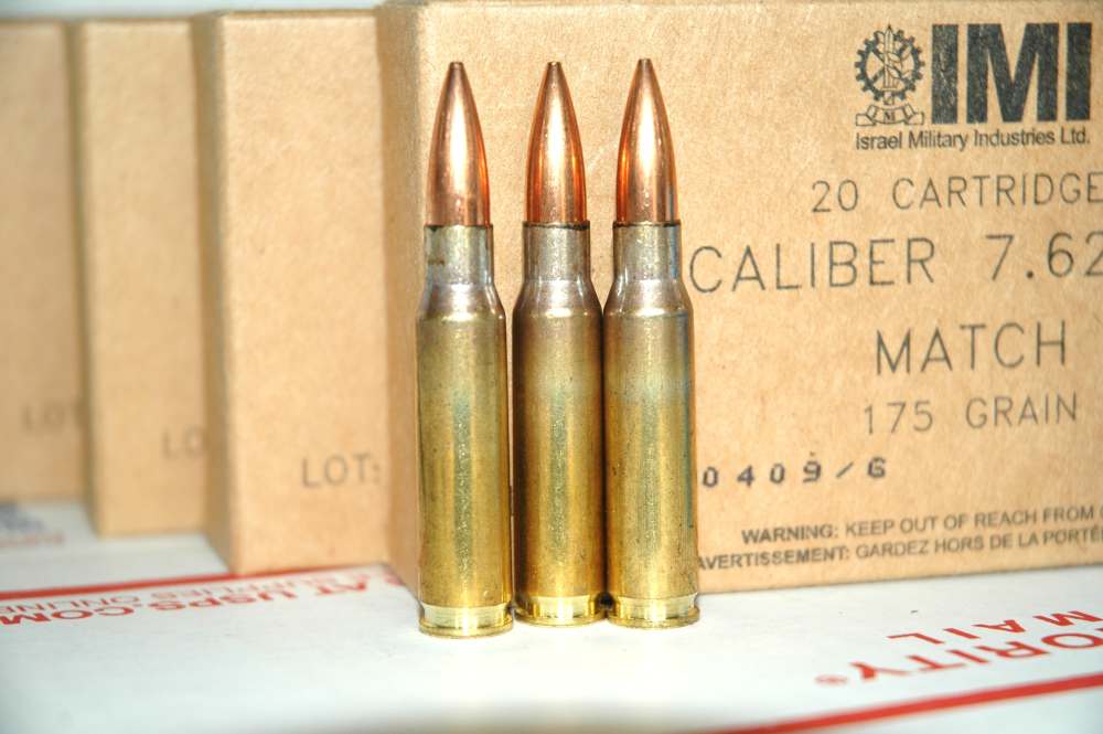 IMI 7.62x51 NATO .308 175 Gr HPBT SMK OTM Razorcore Match Ammo 100 Rds M1A-img-1