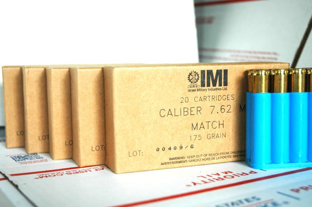IMI 7.62x51 NATO .308 175 Gr HPBT SMK OTM Razorcore Match Ammo 100 Rds M1A-img-0