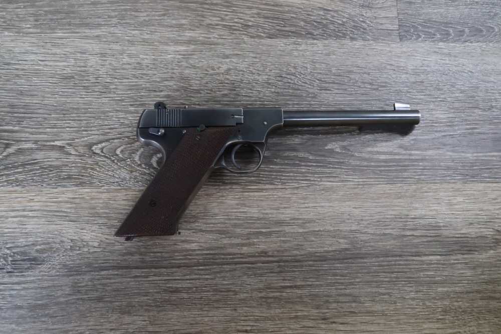 High Standard Model A Semi Auto Pistol .22 LR 6-3/4" 1940-img-2