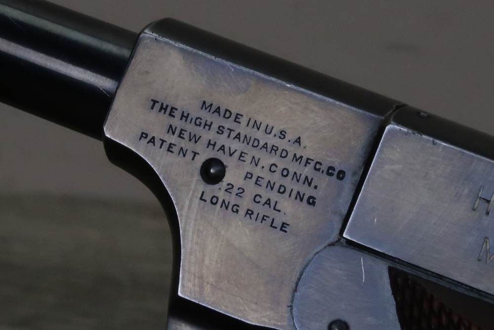 High Standard Model A Semi Auto Pistol .22 LR 6-3/4" 1940-img-11