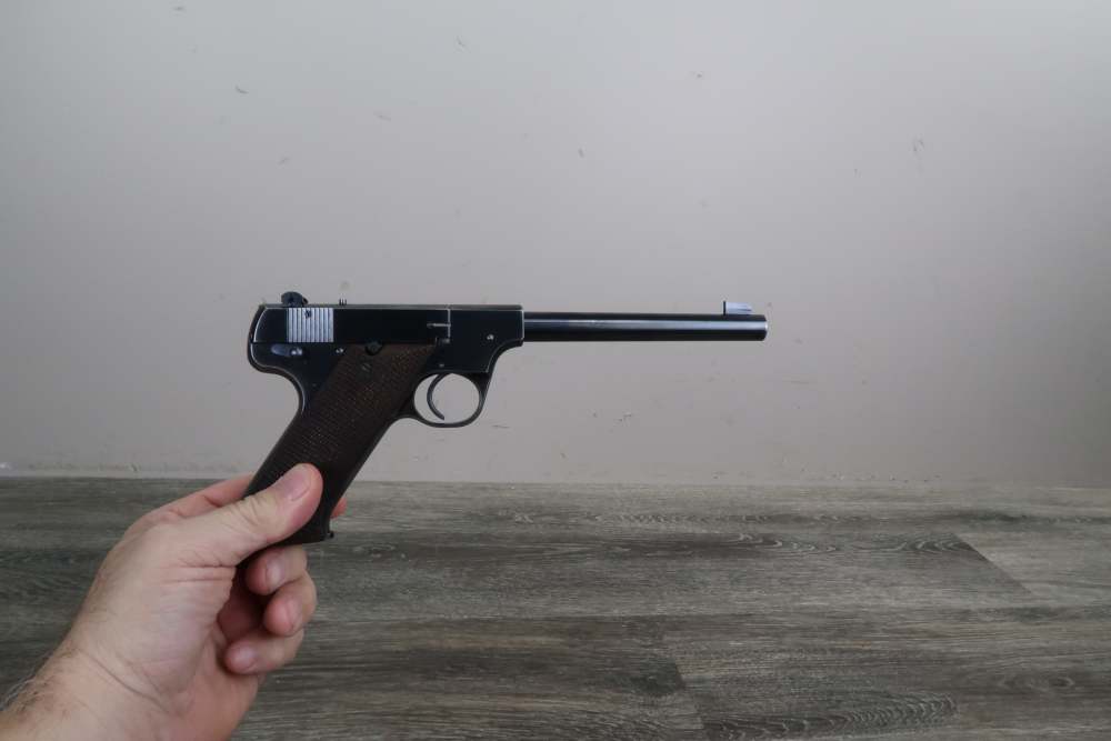 High Standard Model A Semi Auto Pistol .22 LR 6-3/4" 1940-img-18