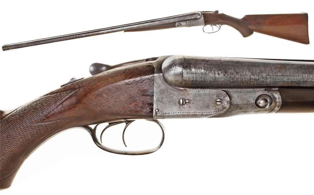 ANTIQUE PARKER PH GRADE SxS 12GA TWIST STEEL 30" BARREL SHOTGUN. NO FFL.-img-0