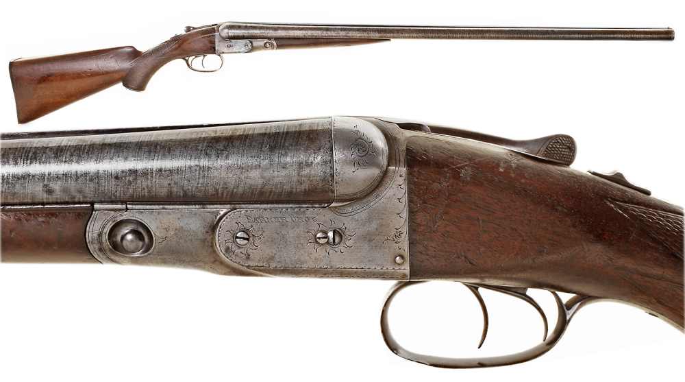 ANTIQUE PARKER PH GRADE SxS 12GA TWIST STEEL 30" BARREL SHOTGUN. NO FFL.-img-1