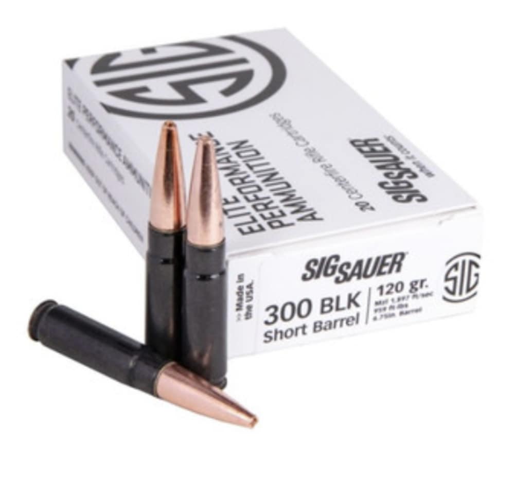 Sig Sauer Elite Match Grade 125 gr 20 rd 300 AAC Blackout E300A1-20-img-0