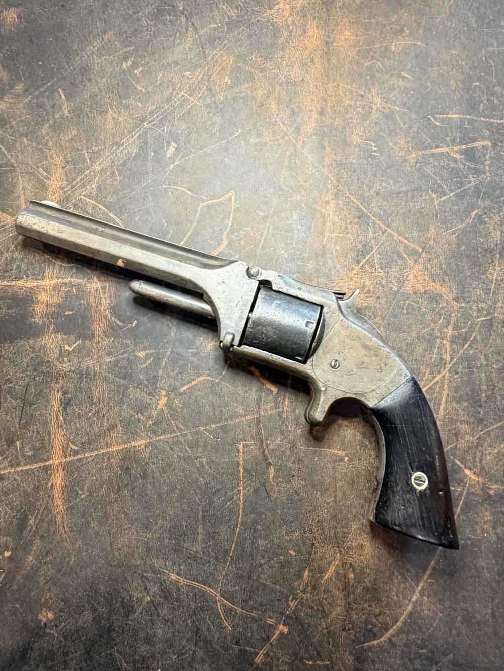 Smith & Wesson No 2 "Old Army" Revolver - early model -img-1
