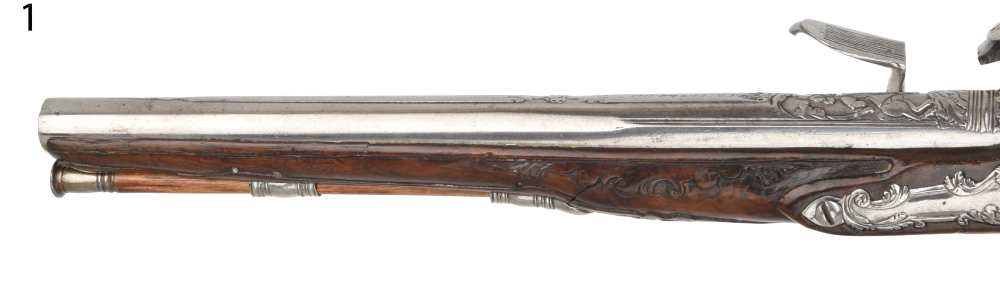 Phenomenal Pair of Antique Lazarino Marked Italian Flintlock Horse Pistols-img-9