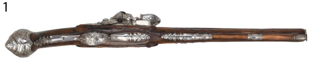 Phenomenal Pair of Antique Lazarino Marked Italian Flintlock Horse Pistols-img-5
