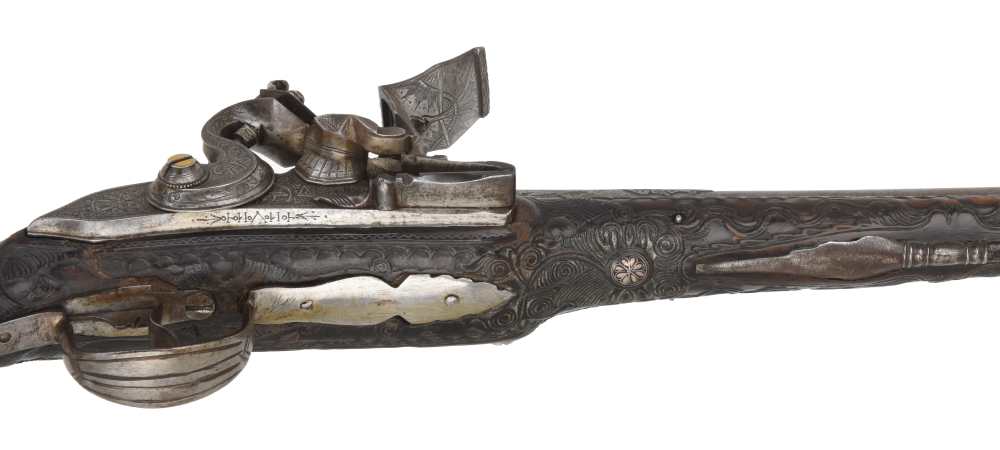 18th-19th Century Ottoman Flintlock Pistol Decorated by Master Silversmith-img-15