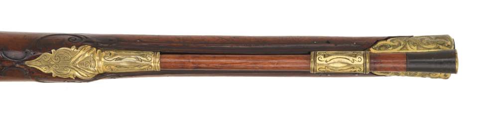 HIGH QUALITY Austro-Hungarian Flintlock Pistol w/ Damascus Barrel Ca. 1750-img-4