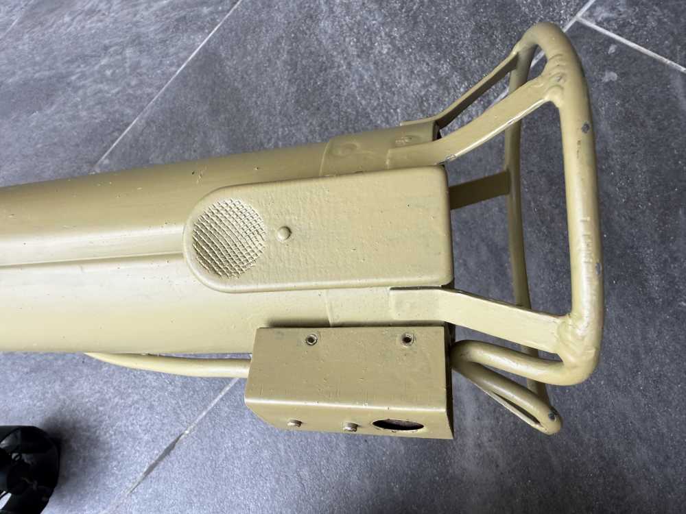 WWII German Panzerschreck Rocket Launcher w/ Shield Sling & Markings-img-12
