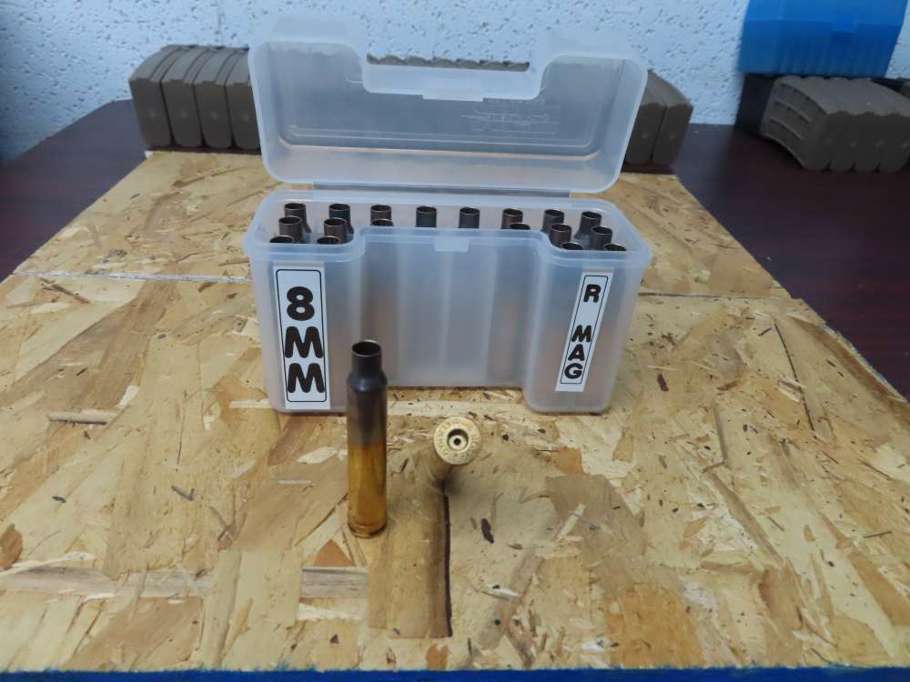 8mm Remington Mag Nosler Reloading brass for sale 20 ct-img-0
