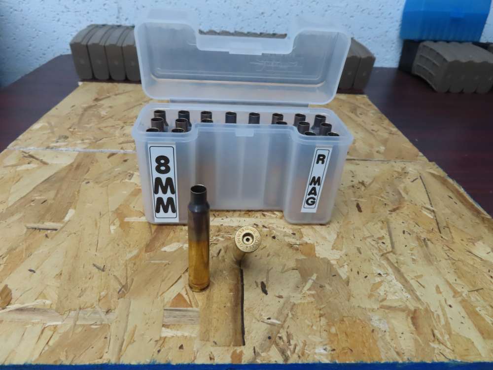8mm Remington Mag Nosler Reloading brass for sale 20 ct-img-1