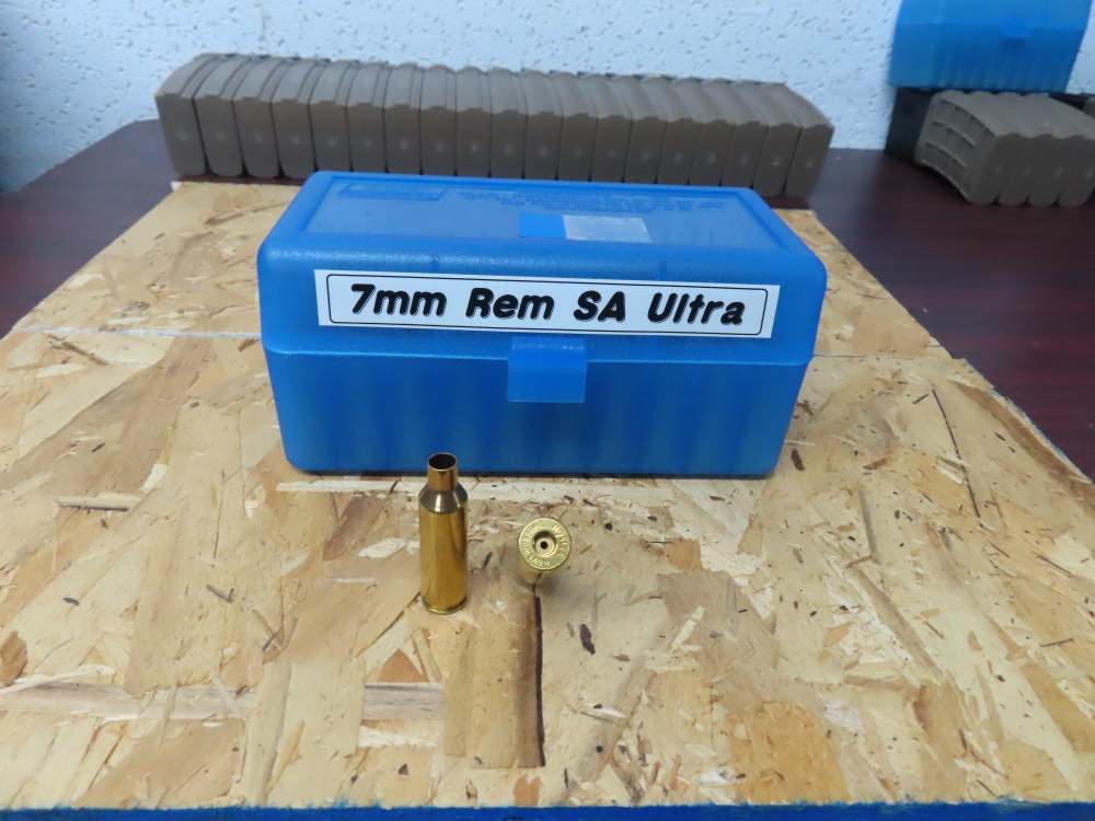7mm Remington Ultra Short Mag Nosler reloading brass 50 ct-img-1