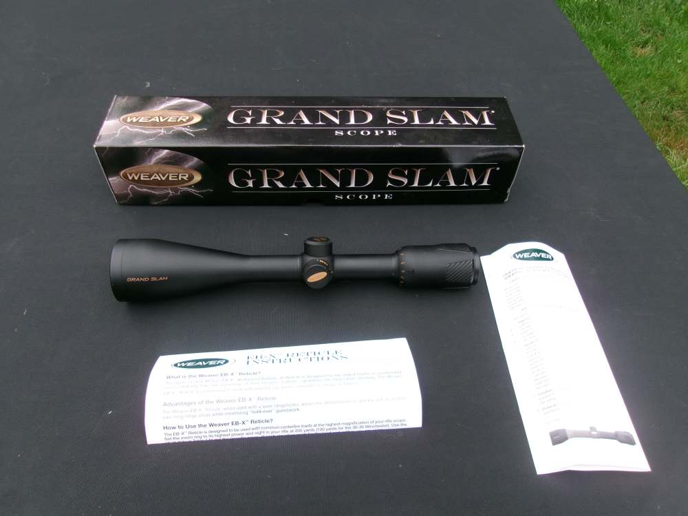 Weaver Grand Slam 3x12 Power 50mm Rifle Scope 1" Tube SUPER NICE $1START-img-2