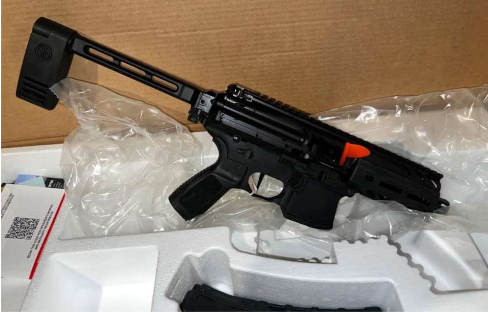 SIG SAUER MPX K PISTOL 9MM 4.5" PCB 35RD BLACK | MLOK HG-img-0