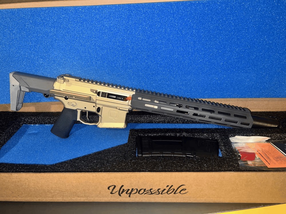 Q HONEY BADGER SD 300BLK 7" W/SLNCR HB-300BLK-7IN-HBSIL 300 AAC Blackout-img-0