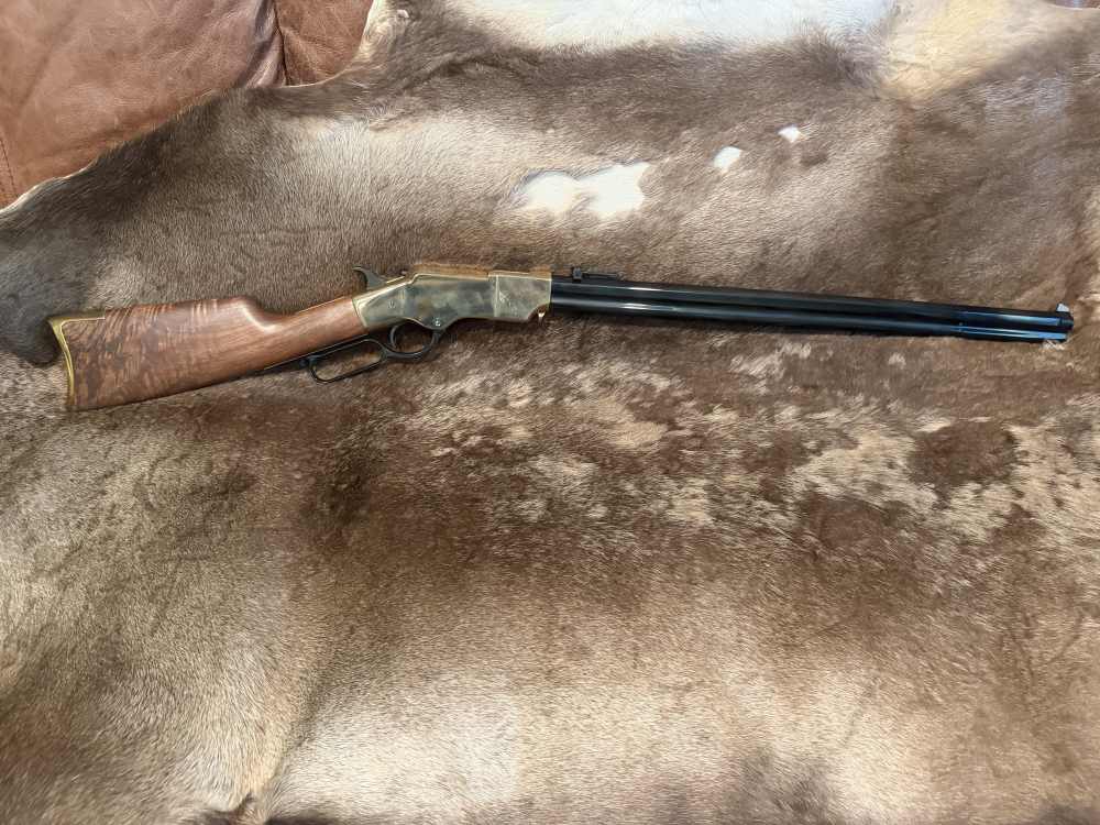 Henry Original H011C – .45 Colt – 24.5" Barrel – Polished Brass – 13-Round -img-0
