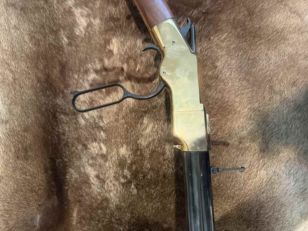 Henry Original H011C – .45 Colt – 24.5" Barrel – Polished Brass – 13-Round -img-6