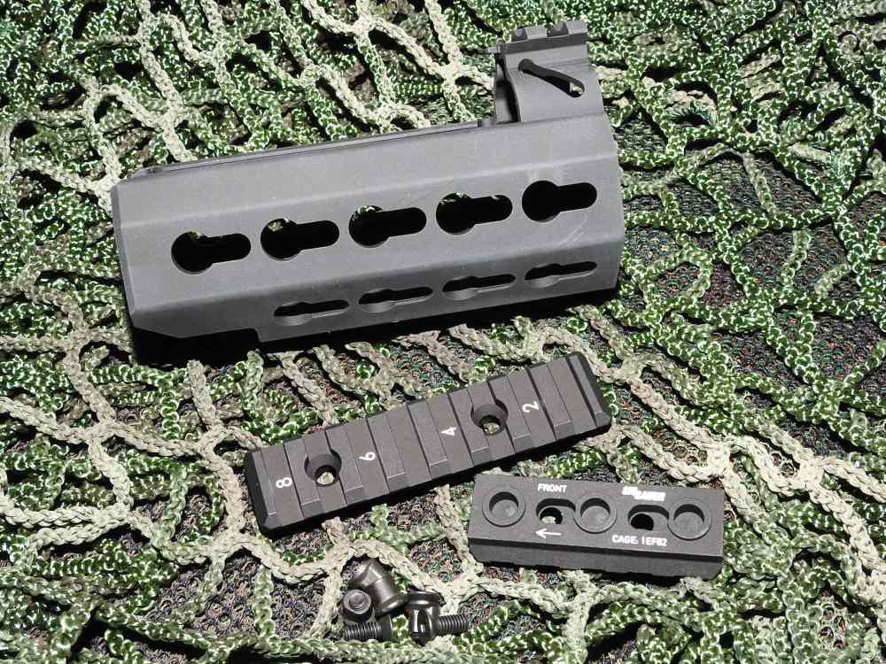 Factory Sig Sauer MPX 4.5" Keymod Handguard Aluminum w/ SIG KEYMOD RAILS-img-0