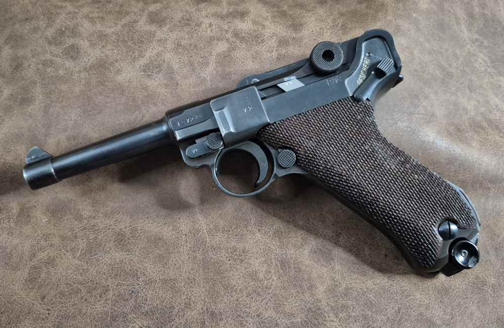 USED LUGER P08 9MM 4" HOLSTER-img-1