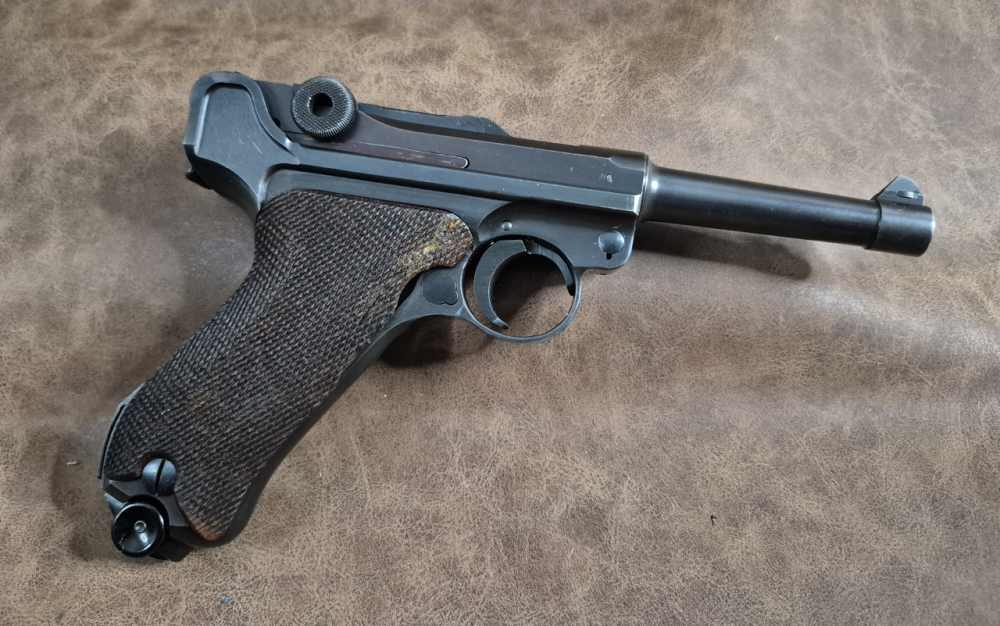 USED LUGER P08 9MM 4" HOLSTER-img-0