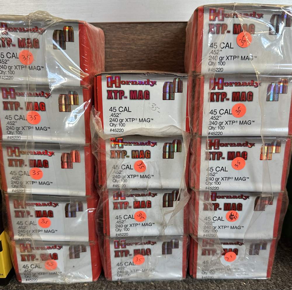 Hornady XTP MAG .45 Cal .452 240 Grain 1400 Count No Reserve Penny Auction -img-0