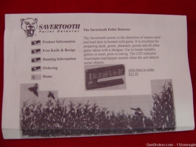 SAVORTOOTH pellet detector-img-2