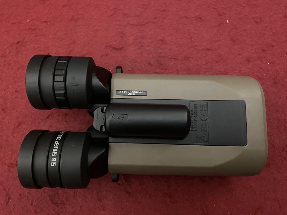 New Sig Sauer Zulu 6 HDX Bino Binoculars 16x42 FDE Image Stabalizer-img-5