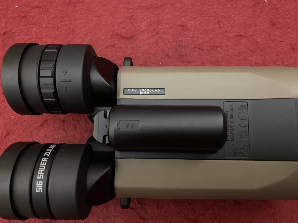 New Sig Sauer Zulu 6 HDX Bino Binoculars 16x42 FDE Image Stabalizer-img-7