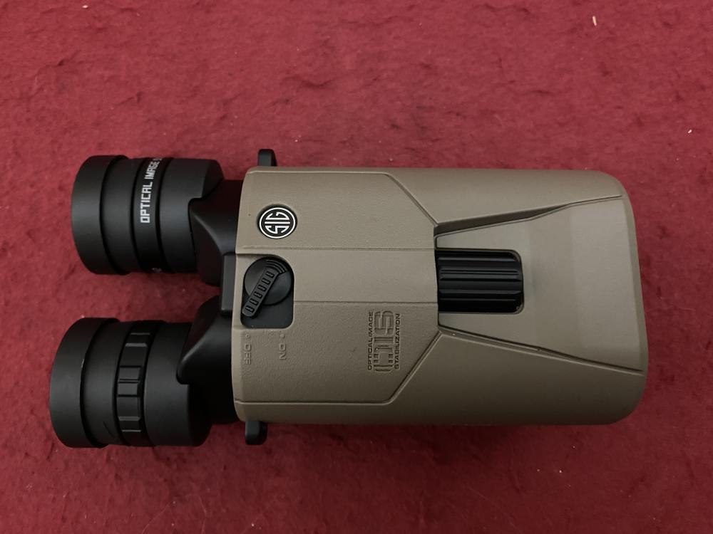 New Sig Sauer Zulu 6 HDX Bino Binoculars 16x42 FDE Image Stabalizer-img-1