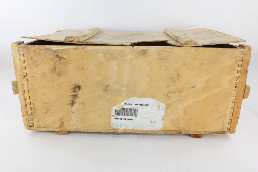 Extremely Rare Crate of 100 New Old Stock Chinese AK-47 7.62x39 Magazines -img-2