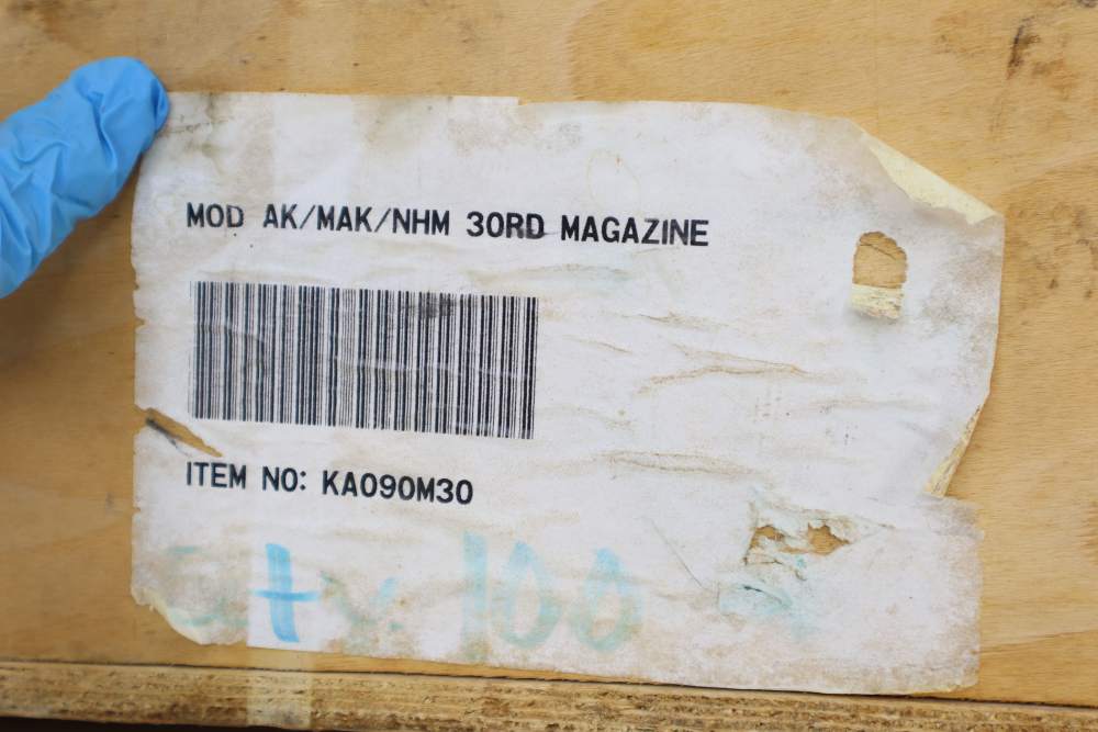 Extremely Rare Crate of 100 New Old Stock Chinese AK-47 7.62x39 Magazines -img-3