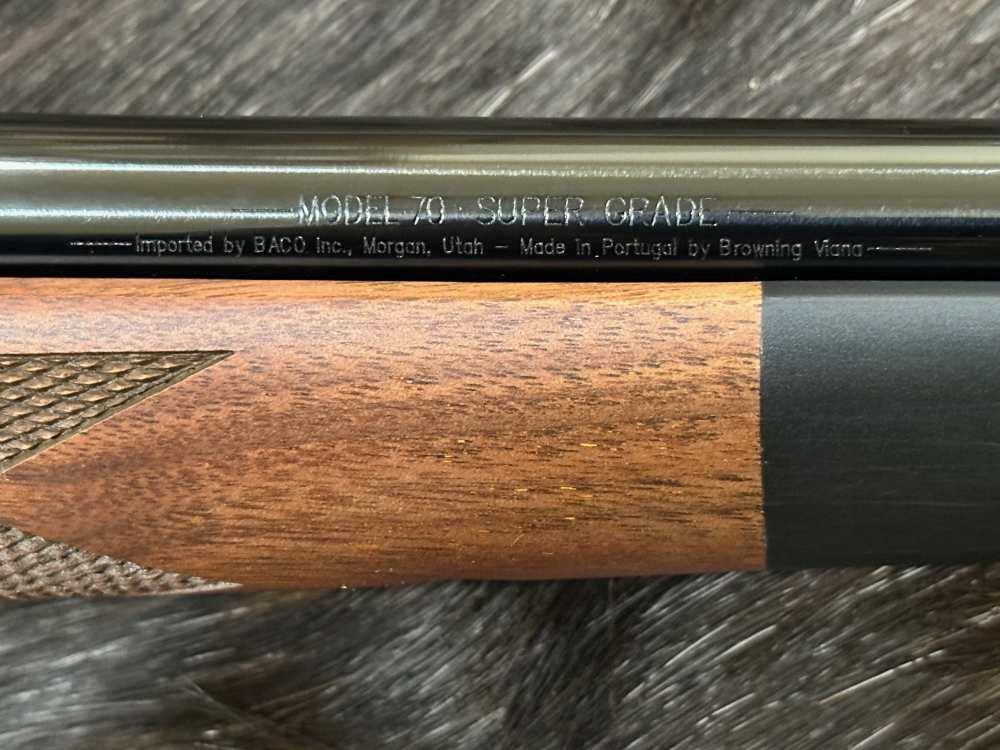 WINCHESTER MODEL 70 SUPER GRADE 308 WIN 22" GOOD WOOD, FREE SAFARI-img-6
