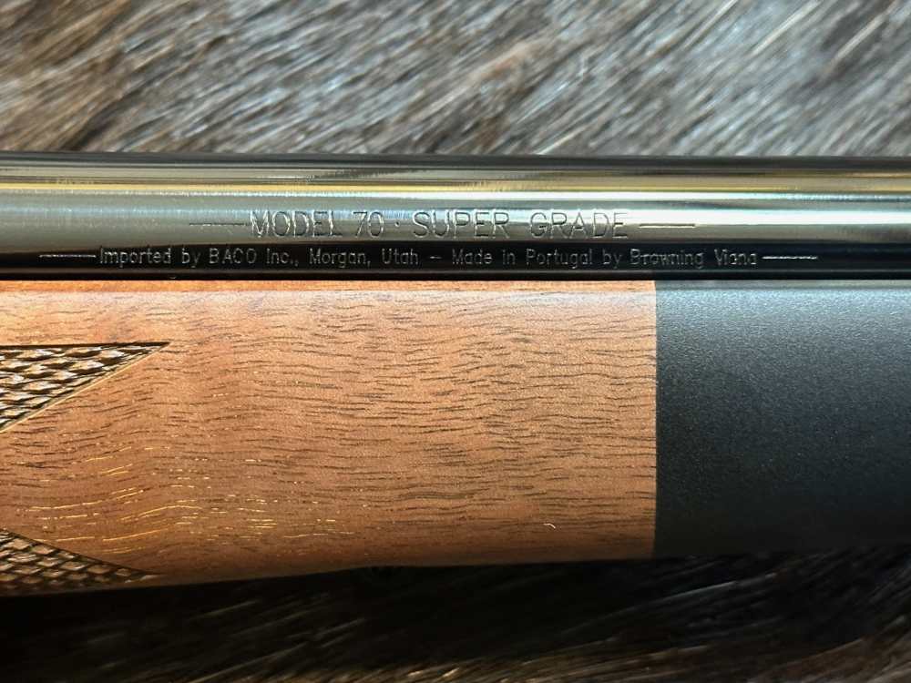 WINCHESTER MODEL 70 SUPER GRADE 308 WIN 22" GOOD WOOD, FREE SAFARI-img-6