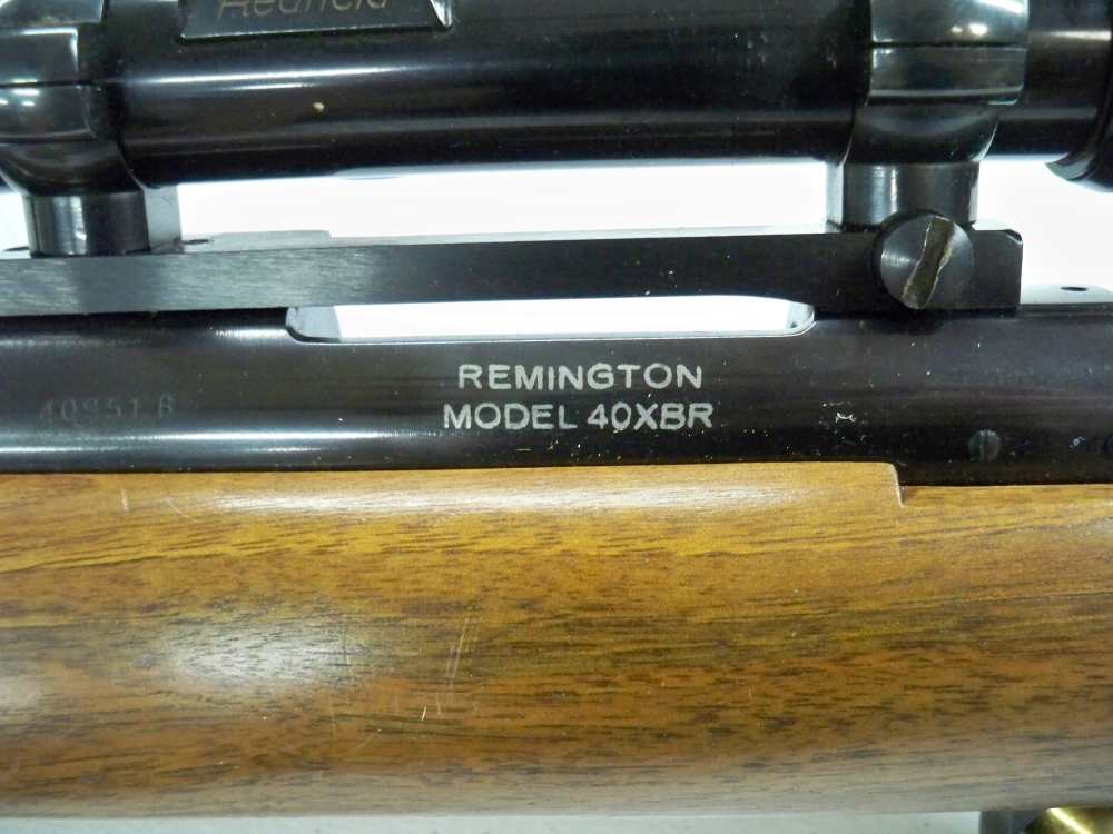 Remington 40X BR .222 Rem Mag W/ Redfield Scope Excellent Condition-img-12