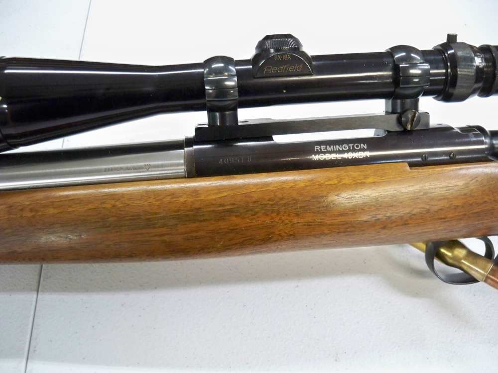 Remington 40X BR .222 Rem Mag W/ Redfield Scope Excellent Condition-img-10
