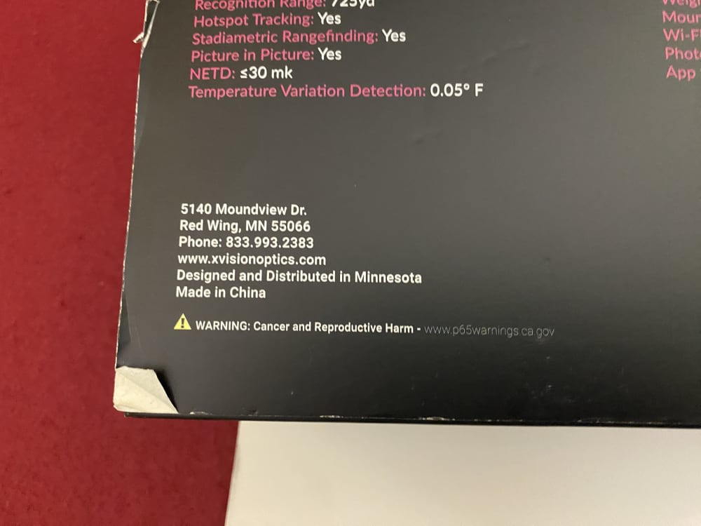 LNIB X Vision Impact 250 Thermal Scope TS250 -img-39