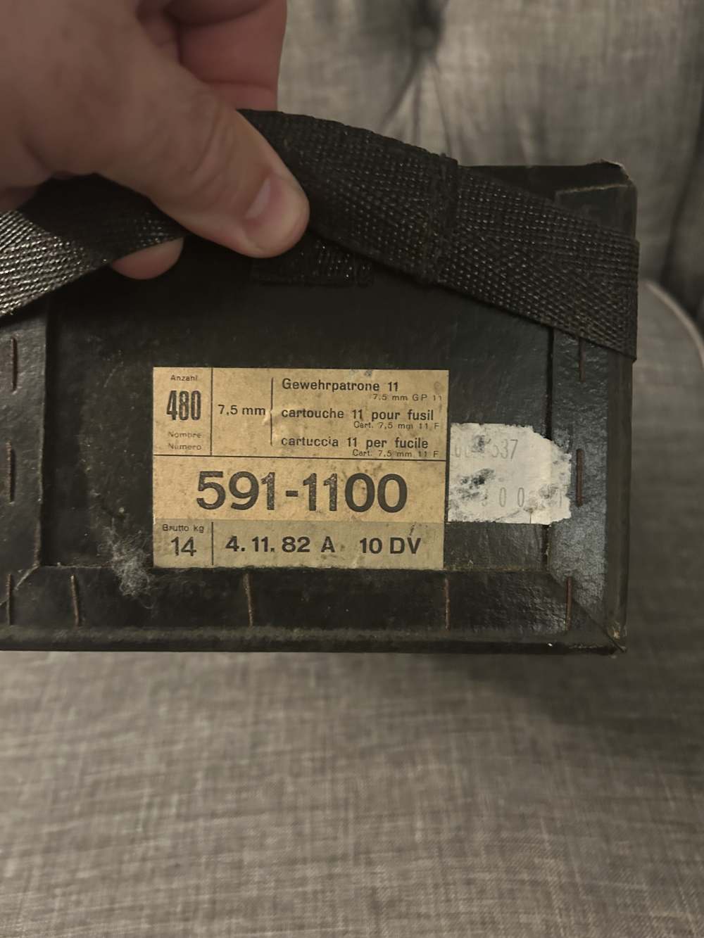 480 rd sealed case of 7.5x55 Swiss ammo K31 K-31 GP-11-img-3