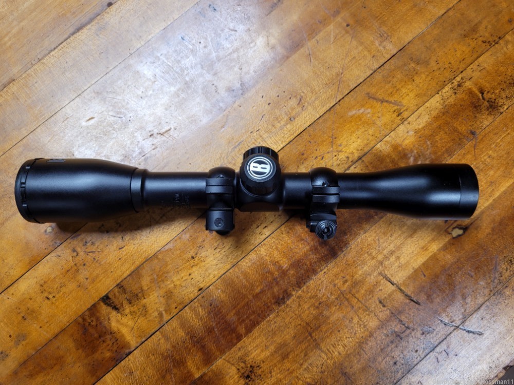 Bushnell Sportsman Scope 4x32 Rifle Scope + Mounts /Like New-img-4