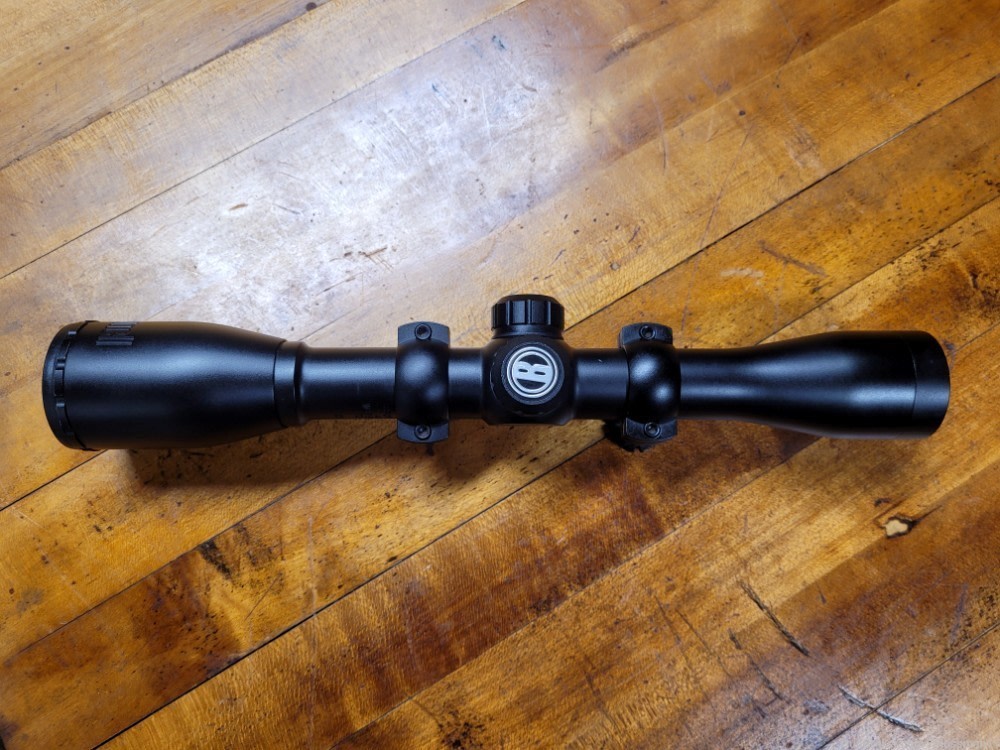 Bushnell Sportsman Scope 4x32 Rifle Scope + Mounts /Like New-img-3