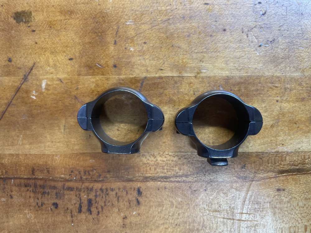 REDFIELD SCOPE RINGS 1” SPLIT *HIDDEN SCREW *BOTTOM SCREW* with BOX *NICE-img-1