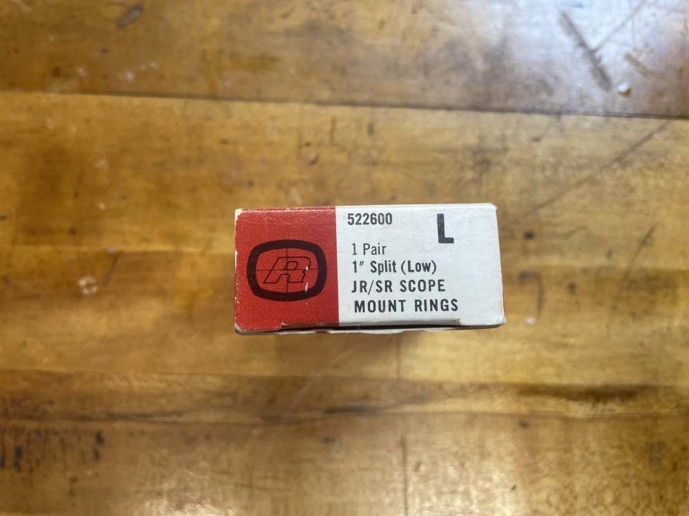 REDFIELD SCOPE RINGS 1” SPLIT *HIDDEN SCREW *BOTTOM SCREW* with BOX *NICE-img-8