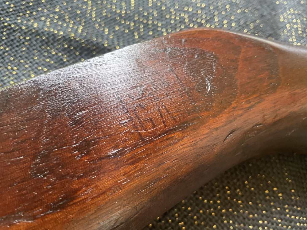 WWII Stock SA GAW US M1 Garand Rifle Stock 1943-44 Nice Walnut-img-0