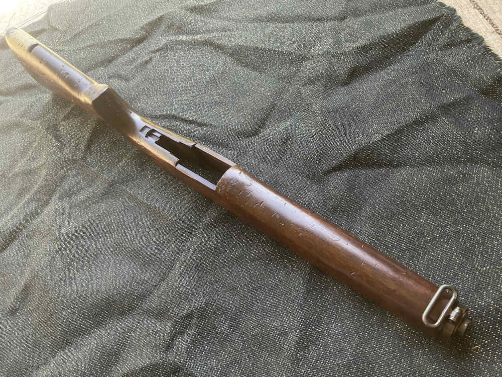 WWII Stock SA GAW US M1 Garand Rifle Stock 1943-44 Nice Walnut-img-8