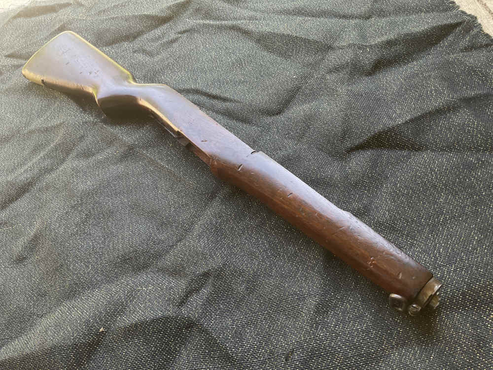 WWII Stock SA GAW US M1 Garand Rifle Stock 1943-44 Nice Walnut-img-3