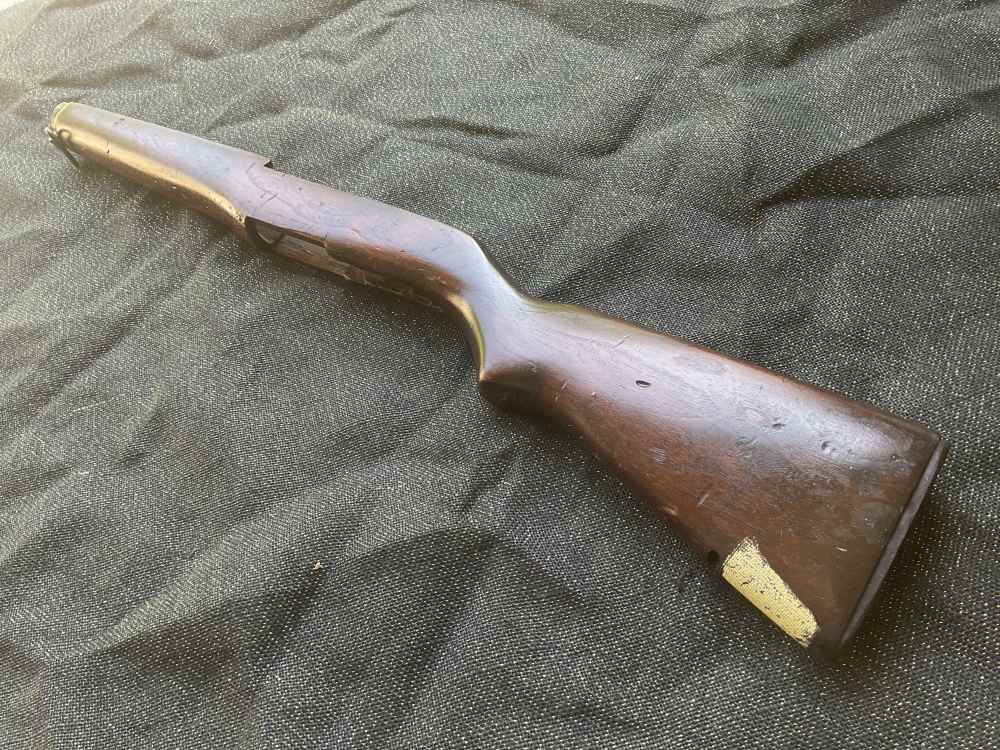 WWII Stock SA GAW US M1 Garand Rifle Stock 1943-44 Nice Walnut-img-1