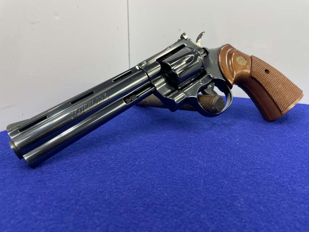 1975 Colt Python .357 Mag Blued 6" *ROLLS-ROYCE OF REVOLVERS* Stunning-img-3
