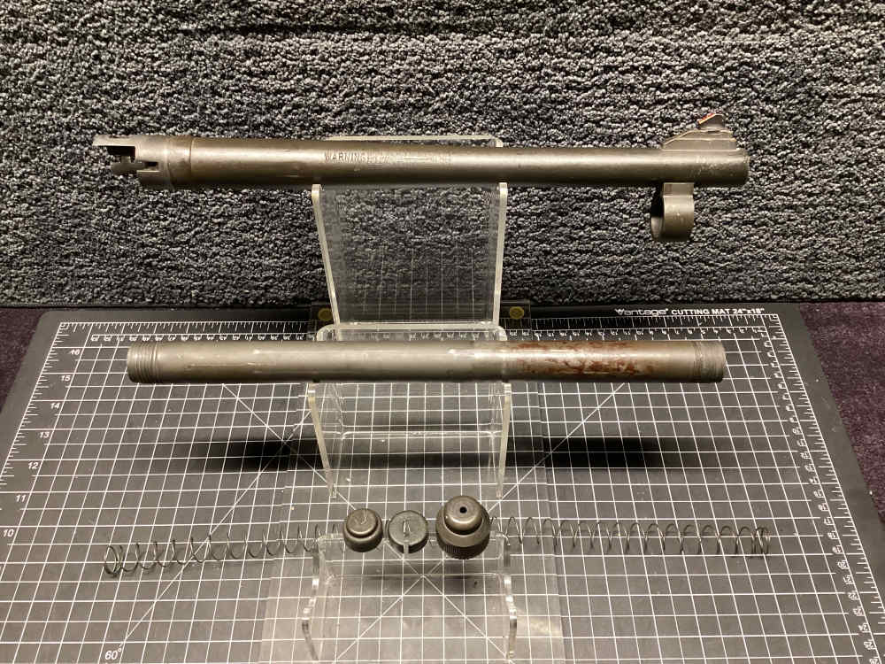 MOSSBERG 590A1 12 GA 14” BARREL ASSEMBLY W/ MAGAZINE TUBE PD TRADE-IN-img-0