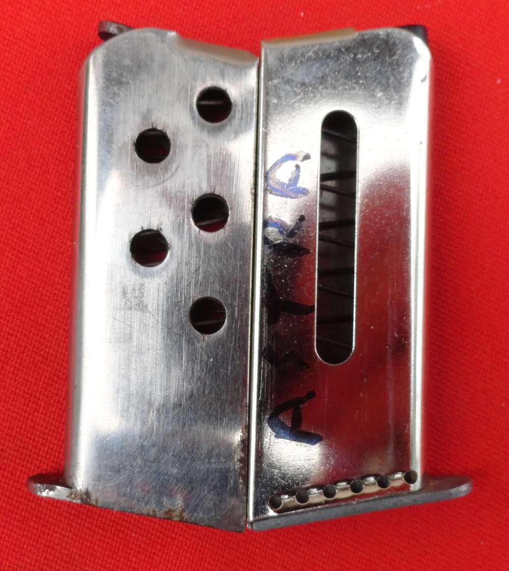 Astra (Maybe?) .25 ACP Pistol Magazine, Nickel, Very Good-img-6